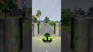 Cars Minecraft Bollard Crush – BeamNG.drive screenshot 5