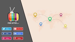 V6 set location map draw in illustrator