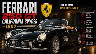 🔥 Ferrari 250 GT California Spyder (1957) – The Ultimate Open-Top Legend