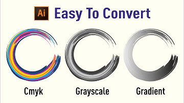 How to Make a Gradient in Illustrator | How to grayscale in Adobe Illustrator 2023