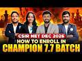 How to Enroll in CSIR NET EMOTION 7 7 Batch | CSIR NET DEC 2025 | IFAS