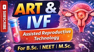 ART &amp; IVF Explained | Assisted Reproductive Technology in One Video | B.Sc.• NEET • M.Sc. By SUPRIYA