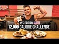 12,000 CALORIE CHALLENGE NEW YORK STYLE | Epic Cheat Day | Man Vs Food