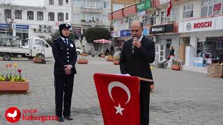 Gerze 10 Nisan 2018 Polis Günü Kutlaması