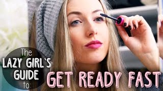 GET READY FAST: Quick Hair, Makeup & Outfit Fixes || Lazy Girl's Guide #2