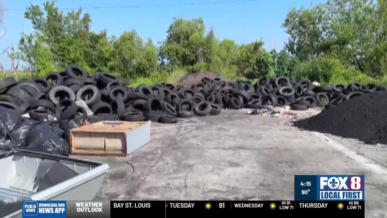 Authorities continuing crackdown on illegal tire dumping in New Orleans ...