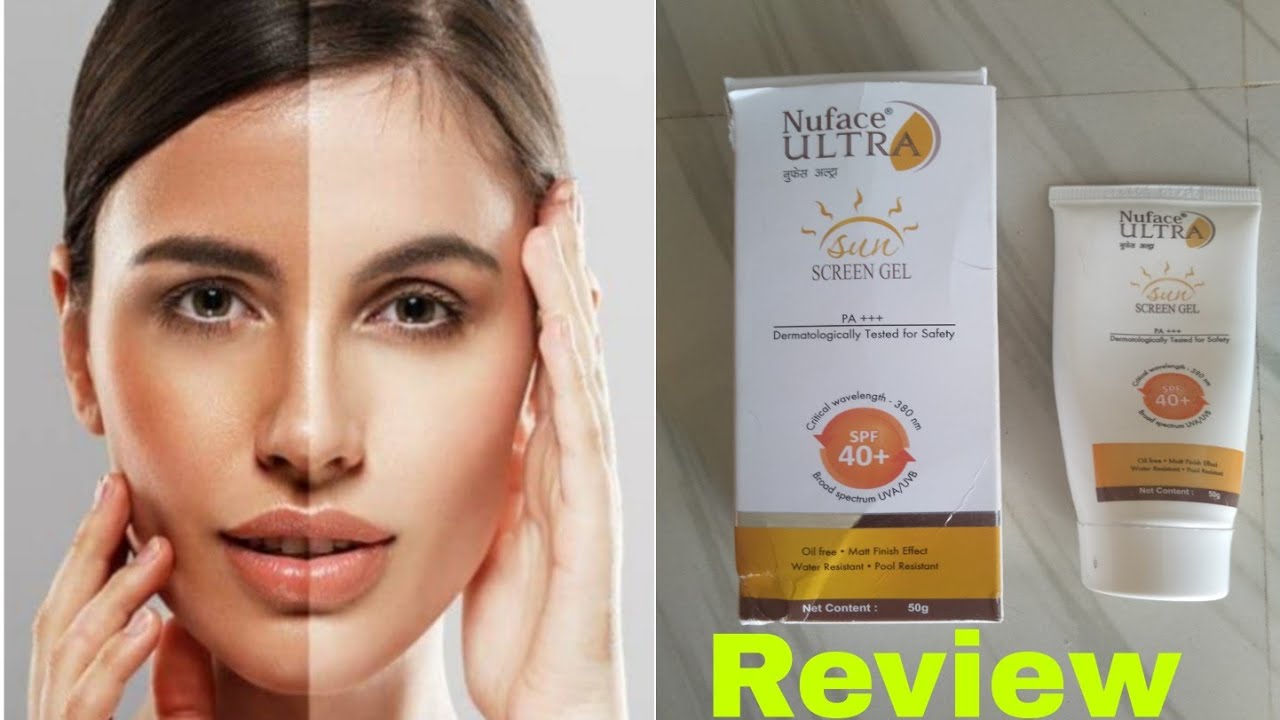 nuface ultra sunscreen gel