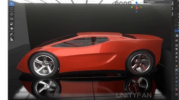 #88 3d sketching a car in blender Part 10 - 4x timelapse