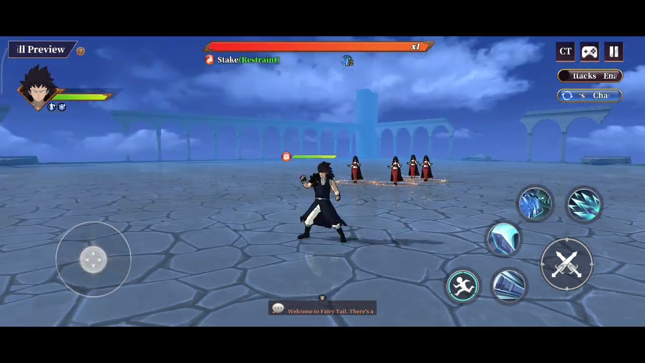 Fairy Tail : Fierce Fight ( Gajeel ) Game Play 