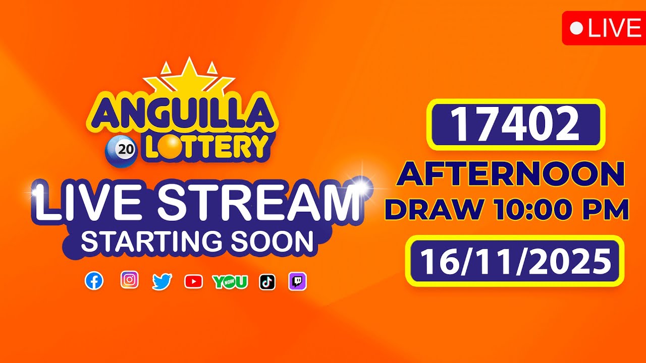 Прямая трансляция лотереи Madroka Anguilla, LTD 17402