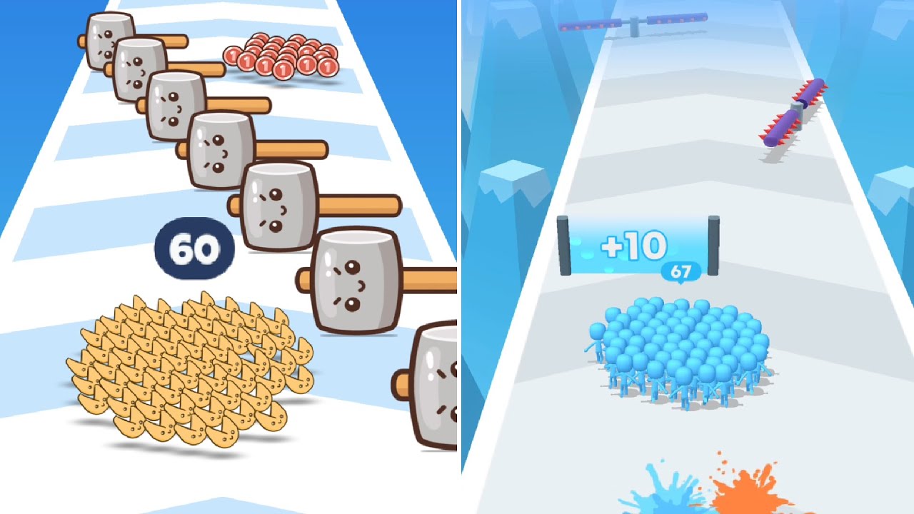 Food Run vs Count Master 🎮 Game Mechanics Face-Off ⚙️ Which Game Is More Intense?