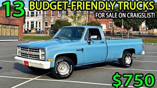 13 Affordable Trucks You Can Find on Craigslist Today!