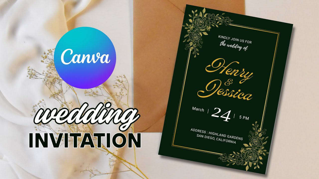 Create DIY Wedding Invitations with Canva in Minutes