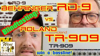Analog Blindtasting! BEHRINGER RD-9 vs ROLAND TR-909!
