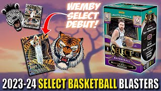 🐯TIGER AND ZEBRA WEMBYS HAVE ARRIVED🦓 2023-24 Select Basketball Blaster Box Review x3!