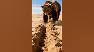 The bear saved the guava plant from drying up by watering it 😭 #ai #tree #save #watering #cartoon