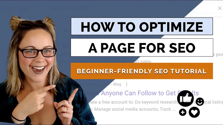 How to Optimize a Page for SEO | On-Page SEO Optimization Tutorial