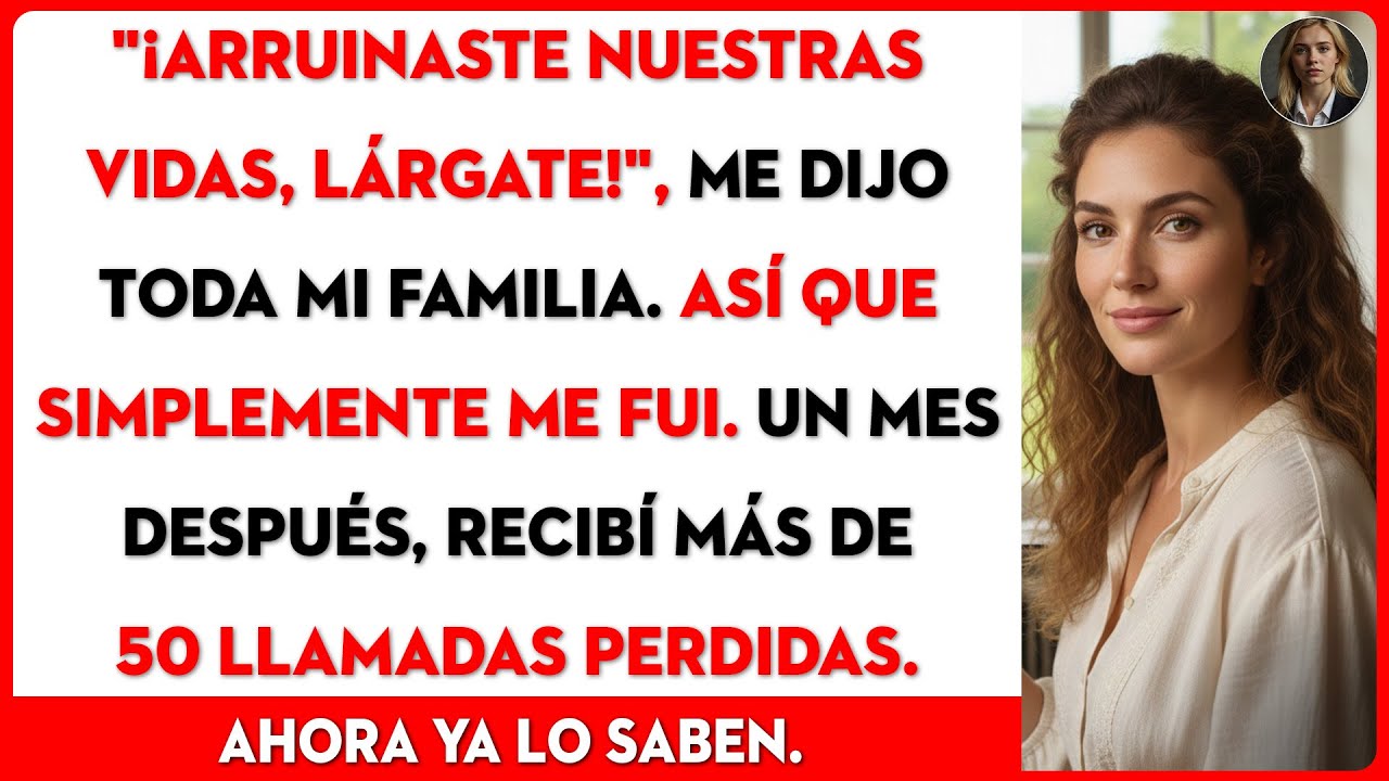 Mi familia me culpó de todo. Me fui en silencio y los corté. Después de un mes...