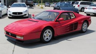 1990 Ferrari Testarossa Start Up, Exhaust, and In Depth Review