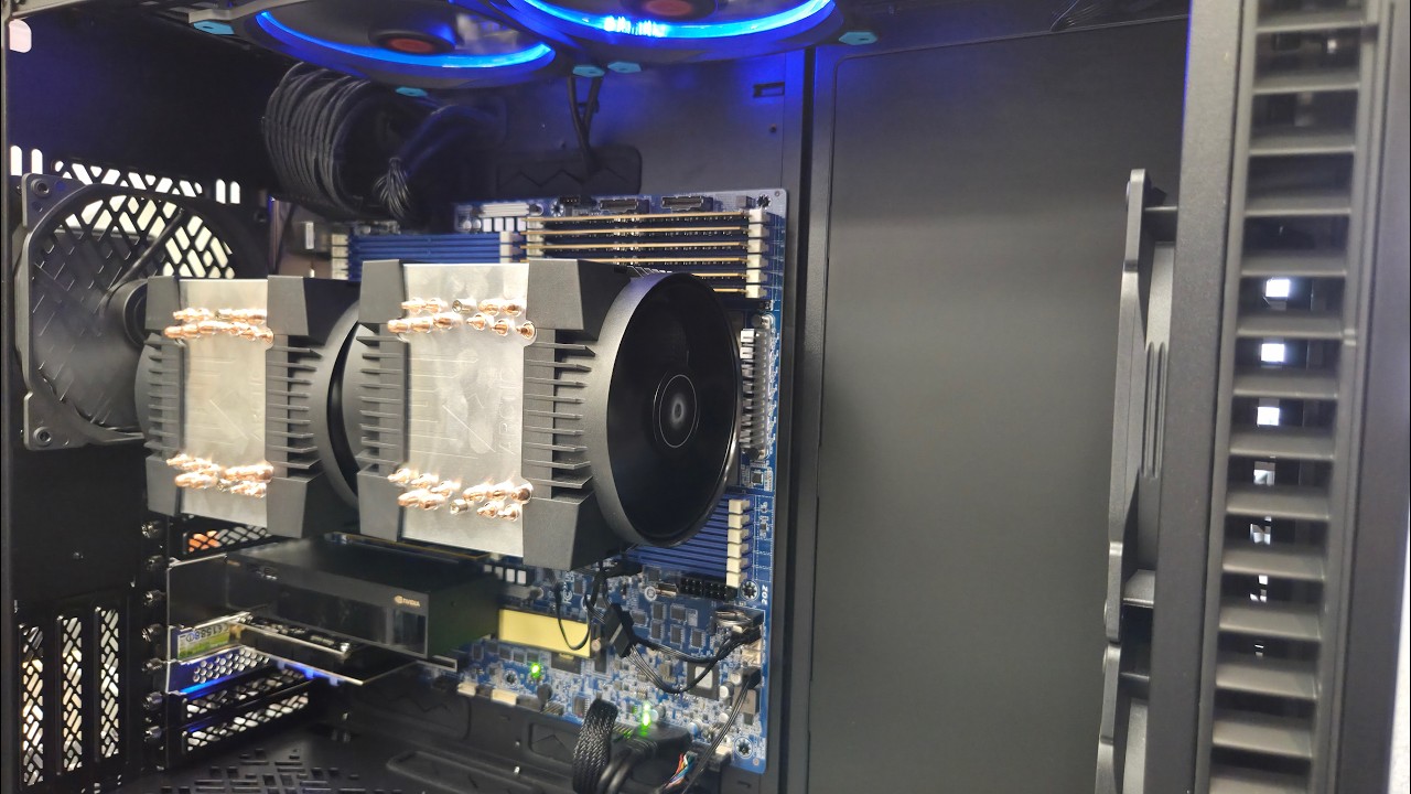 🔥 Ultimate Dual AMD EPYC 9654 Workstation Build – 384GB RAM + RTX