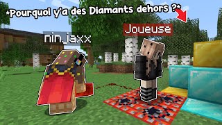 J'ai troll une Noob quand elle était seul sur Minecraft..