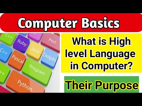 Computer Basics- High level language and its uses Programming languages ...