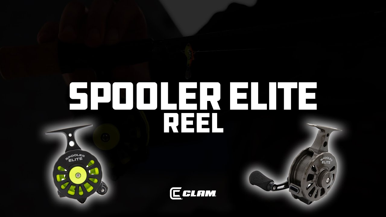 Clam SPOOLER ELITE Ice Fishing Reel