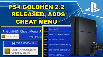 PS4 GoldHEN 2.2 Cheat Menu Tutorial