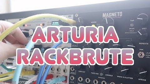 Arturia Rackbrute - My "On The Go" Modular Set Up