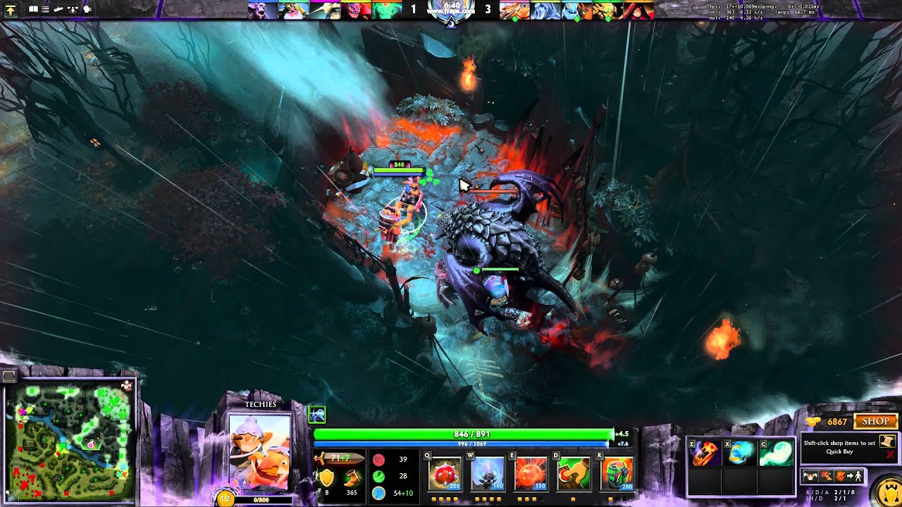 Techies Build Guide Dota 2 Twisted Logic S Guide To Techies 6 84c