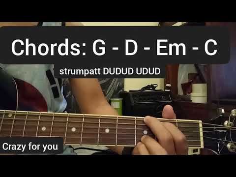 Crazy For You By Spongecola Easy Chords Tutorial Youtube