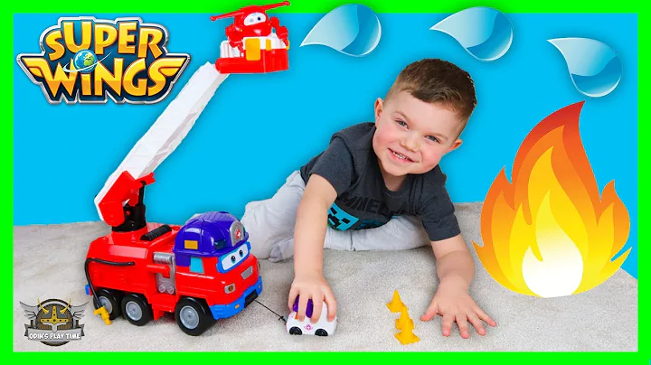 Super Wings Rescue Riders Toys Superwings Transforming Vehicles Toy Hunt | Odin's Play Time