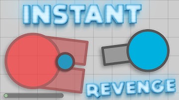 INSTANT REVENGE!! 5 SECONDS TO LEVEL 45! (Diep.io FFA Gameplay)