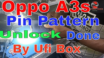 Oppo a3s pin pattern unlock 🔓 Done by Ufi Box