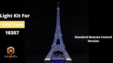 Standard Remote Light Kit For LEGO Icons 10307 Eiffel Tower - Eiffel Tower 10307 - Tallest LEGO