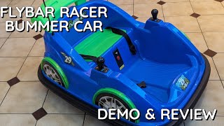 Flybar Racer Bumper Car 6v, Demonstration and Review