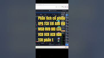 Phân tích cổ phiếu VPB TCB EIB ABB VIB MSB NVB BID CTG VCB OCB ACB HDB TCB phần 1