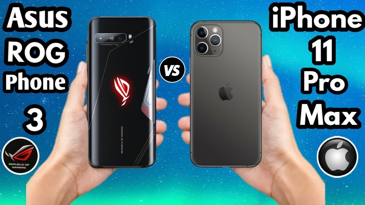 Asus Rog Phone 3 VS Apple iPhone 11 Pro Max   Quick Test   Camera chipset battery