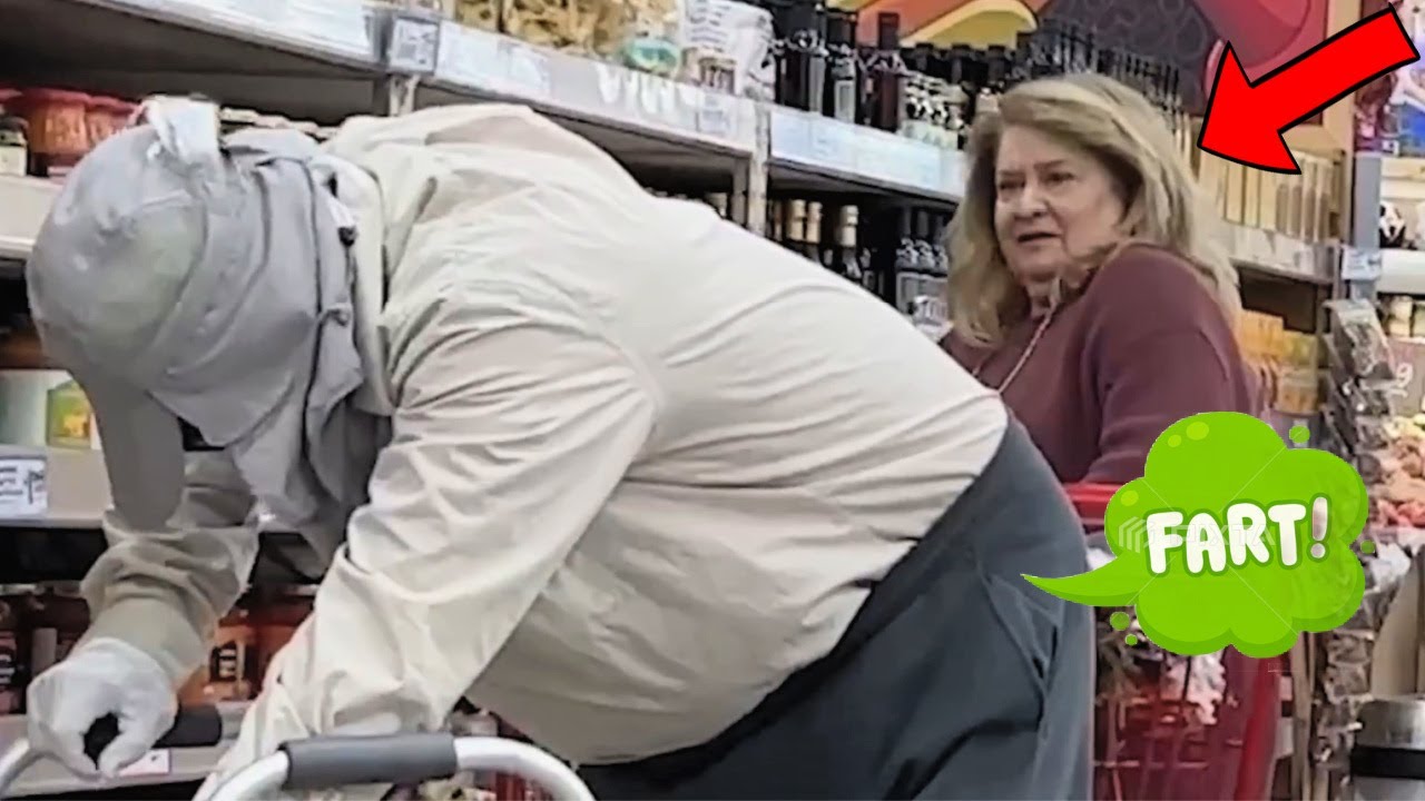 Best Of Old Man Farting In the Grocery Store!!!