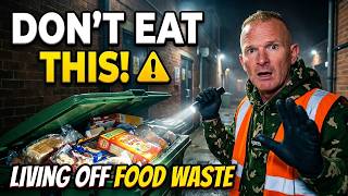 LIVING OFF WASTE, BE CAREFULL TAKING FOOD FROM BINS DUMPSTER DIVING UK FOOD SHOPS