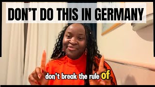 German Rules you shouldn’t break / Don’t do this in Germany 🇩🇪