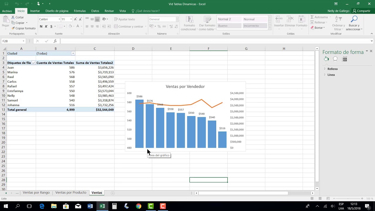 Altitud Honorable Marco Informes En Excel Construcci n Querido Escotilla