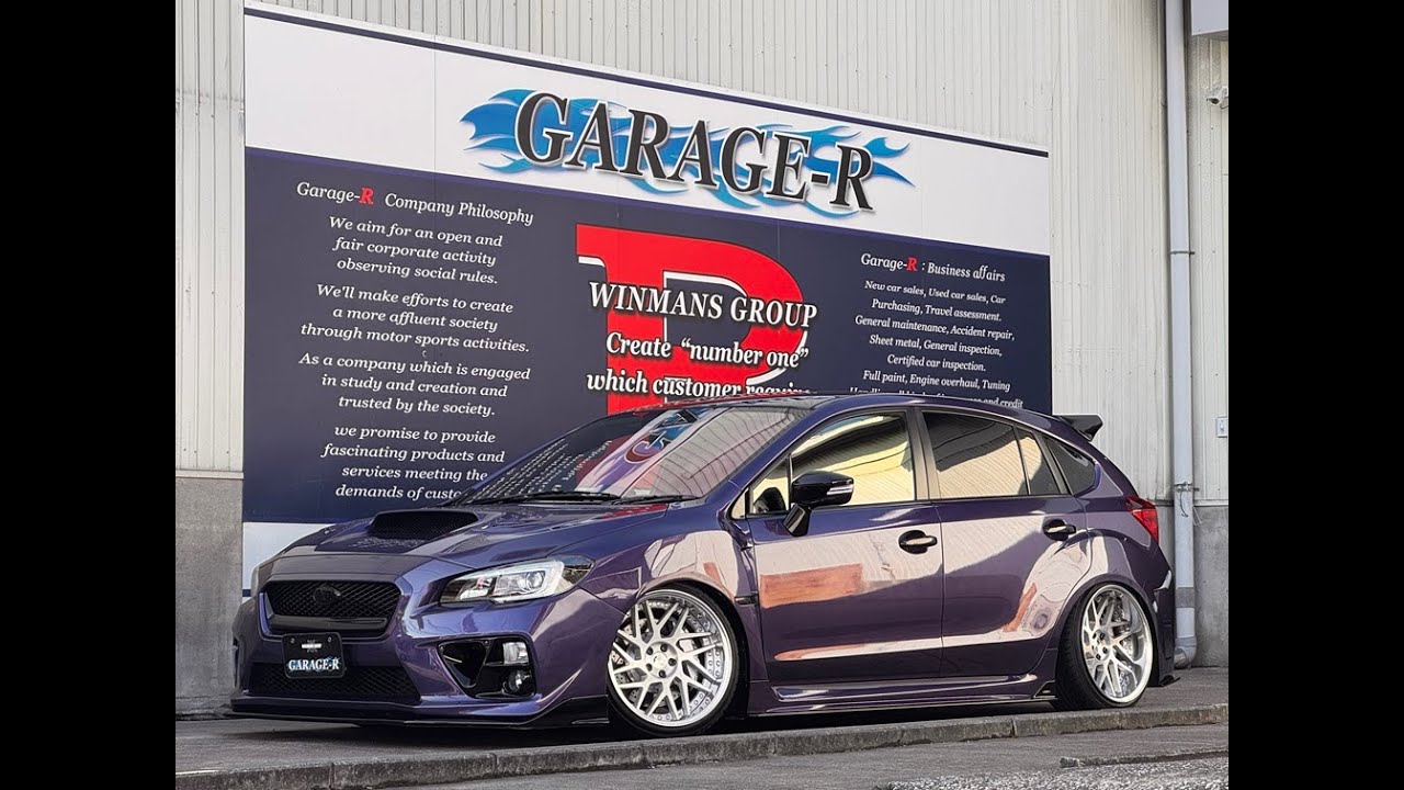 GP6 インプレッサスポーツ 2.0i VAB顔面移植 Varisワイドフェンダー