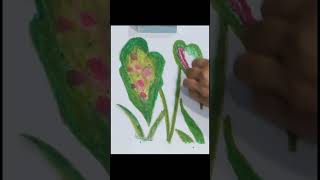Leaf drawing.... #artistreel #art #artclass #artinstruction #painting #beginnerarttips #drawingideas