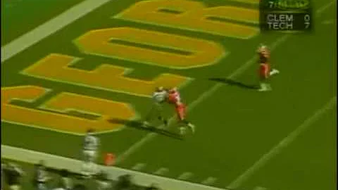 1999 Georgia Tech-Clemson Joe Hamilton to Kelly Ca...