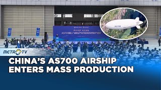 China’s First Homegrown Manned Airship Enters Mass Production Era