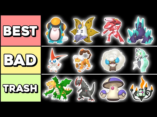 These are the BEST SHINY POKEMON From Generation 5 (Tier List) 