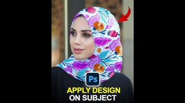 Apply design on subject - Photoshop Tutorial #shorts #tutorial #photoshop #photoshoptips #tips