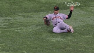 SF@TB: Blanco's sliding catch steals a hit from Myers
