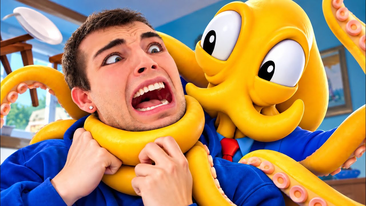 SOBREVIVÍ SIENDO UN PULPO POR 24 HORAS !!